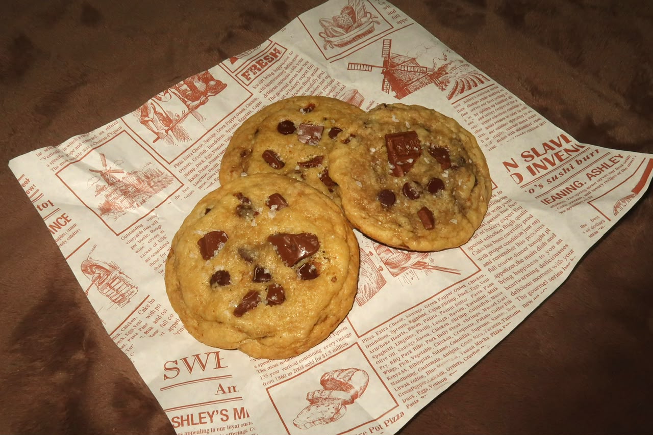 Cookies de brown butter con chocolate y flor de sal